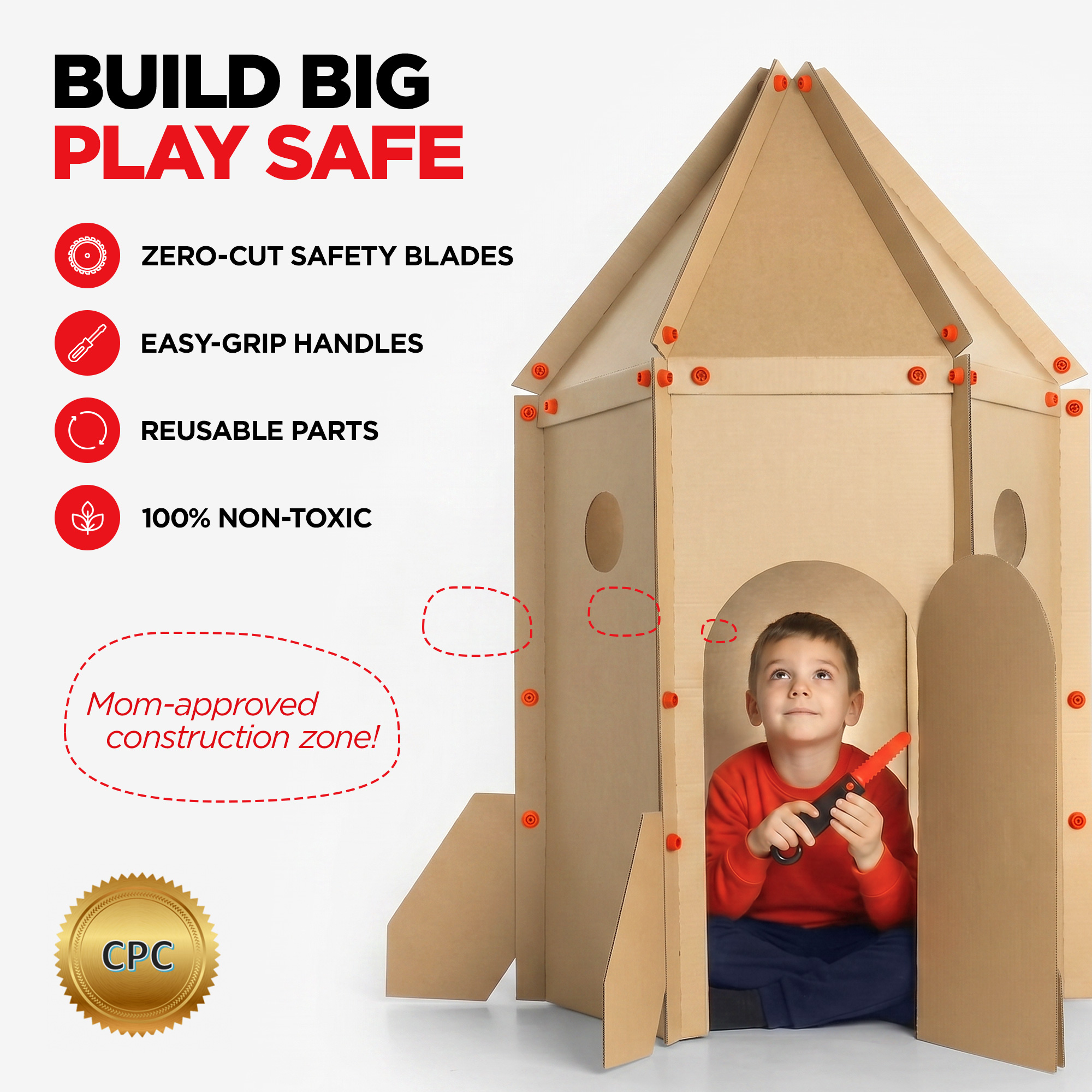 MONREMO cardboard construction tool kit — listing image 5